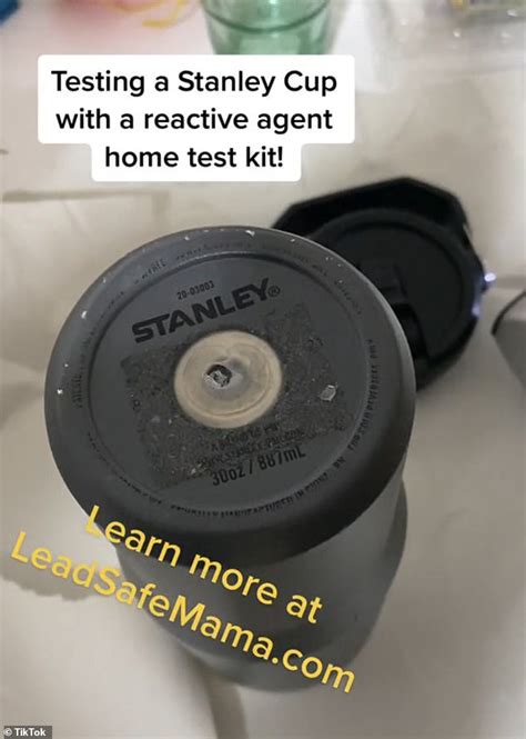 stanley bottle lead test|stanley tumblers lead testing.